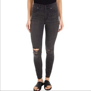 Madewell 9" Mid-Rise Skinny Dark Grey Jeans Size 24
